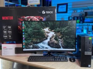 combo pc i7 8va generacion + pantalla curva 27" teros nueva + teclado y mouse teros nuevos